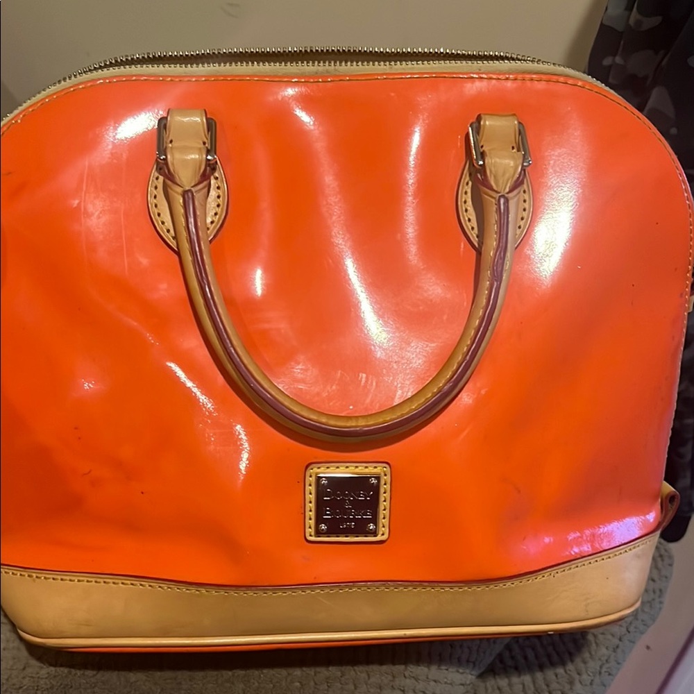 Dooney & Bourke Orange and Tan Women's Bag